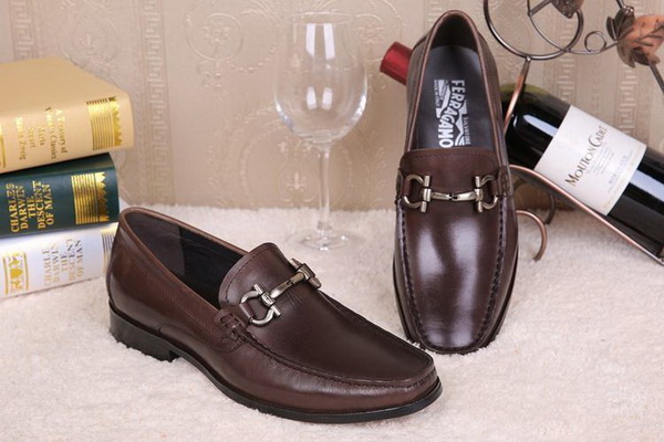 Salvatore Ferragamo Business Men Shoes--047